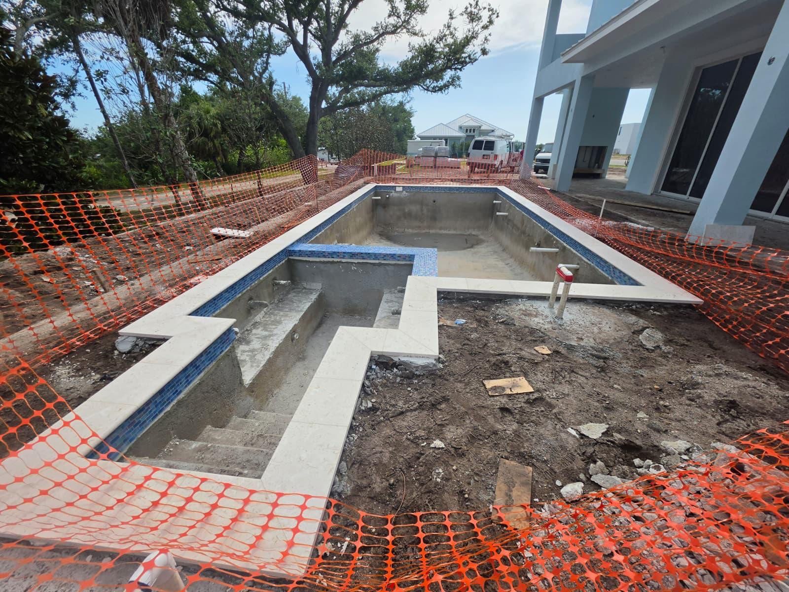 New Pool Construction in Progress in WELLEN PARK — Nelson Pool Company
