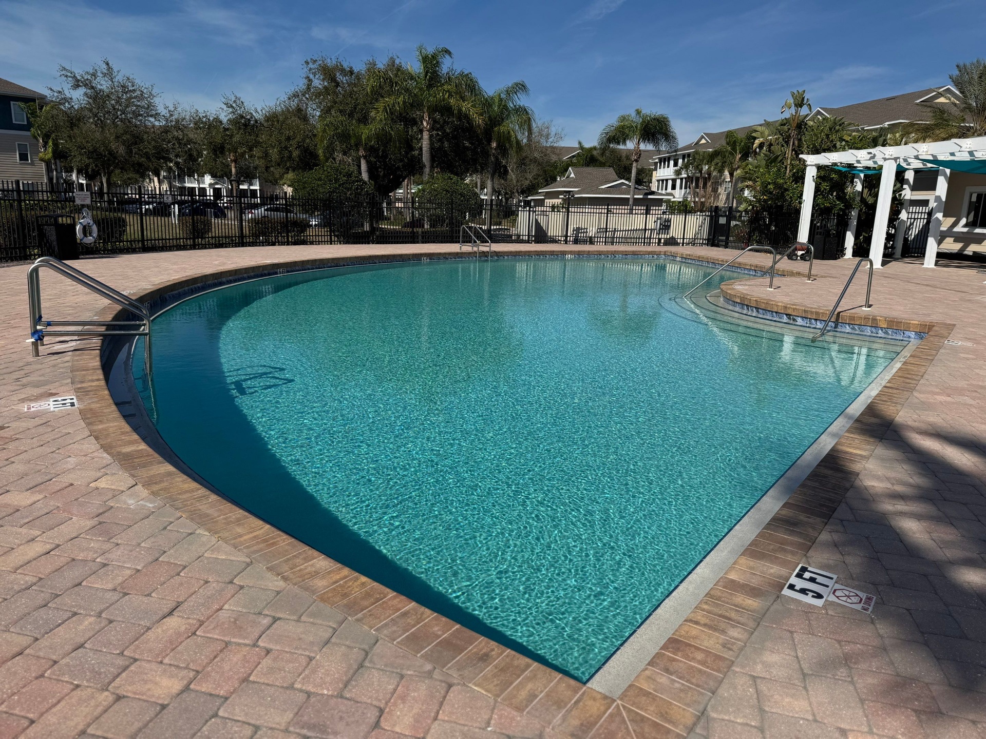 Commercial Condo Pool Resurfacing in Venice in Venice — Nelson Pool Company